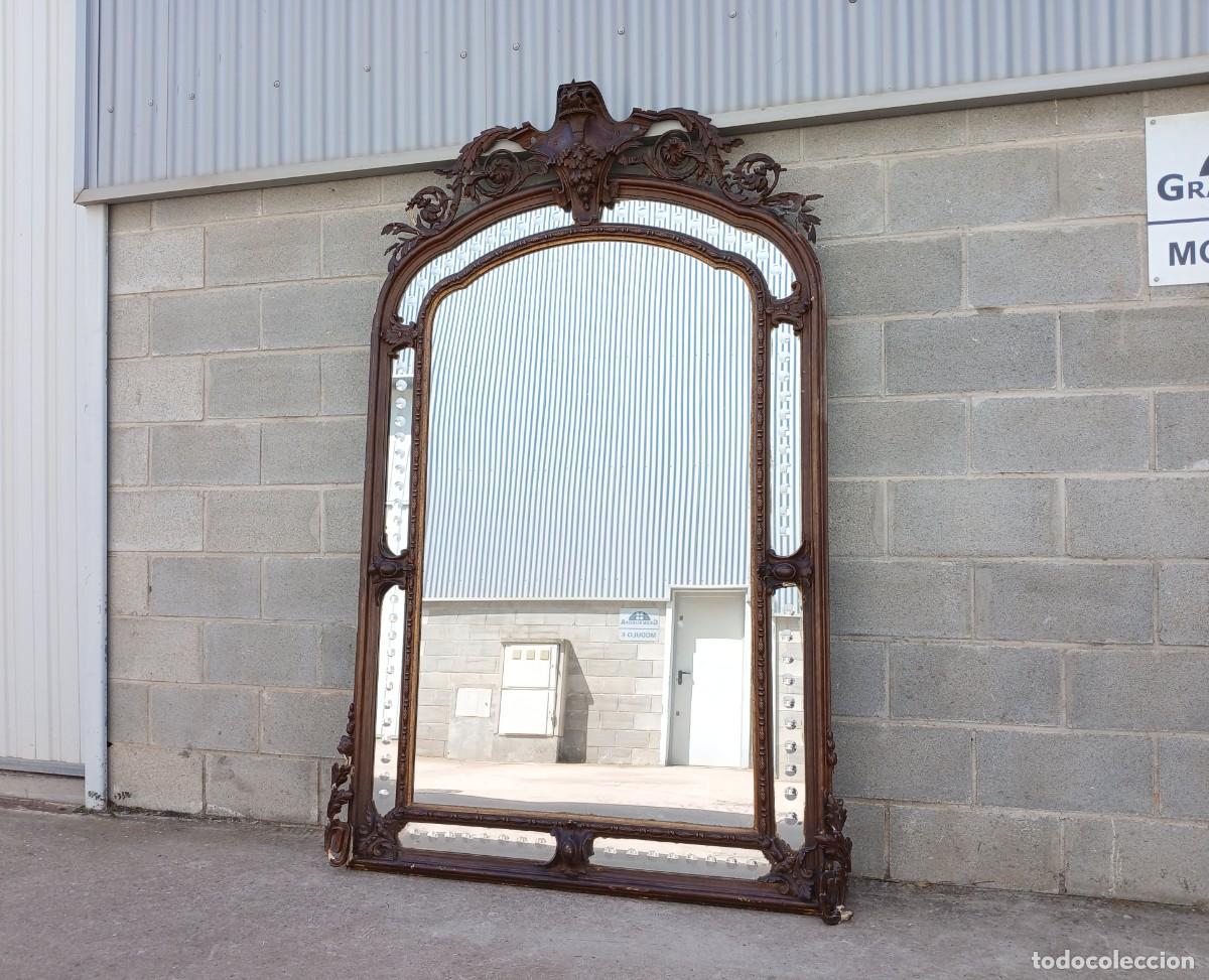 Antig&uuml;edades: Gran Espejo antiguo Alfonsino 210 cm.