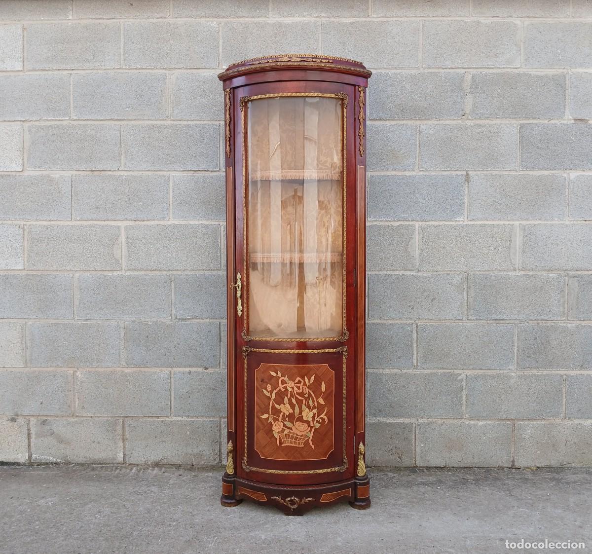 Antig&uuml;edades: Vitrina Rinconera Luis XVI