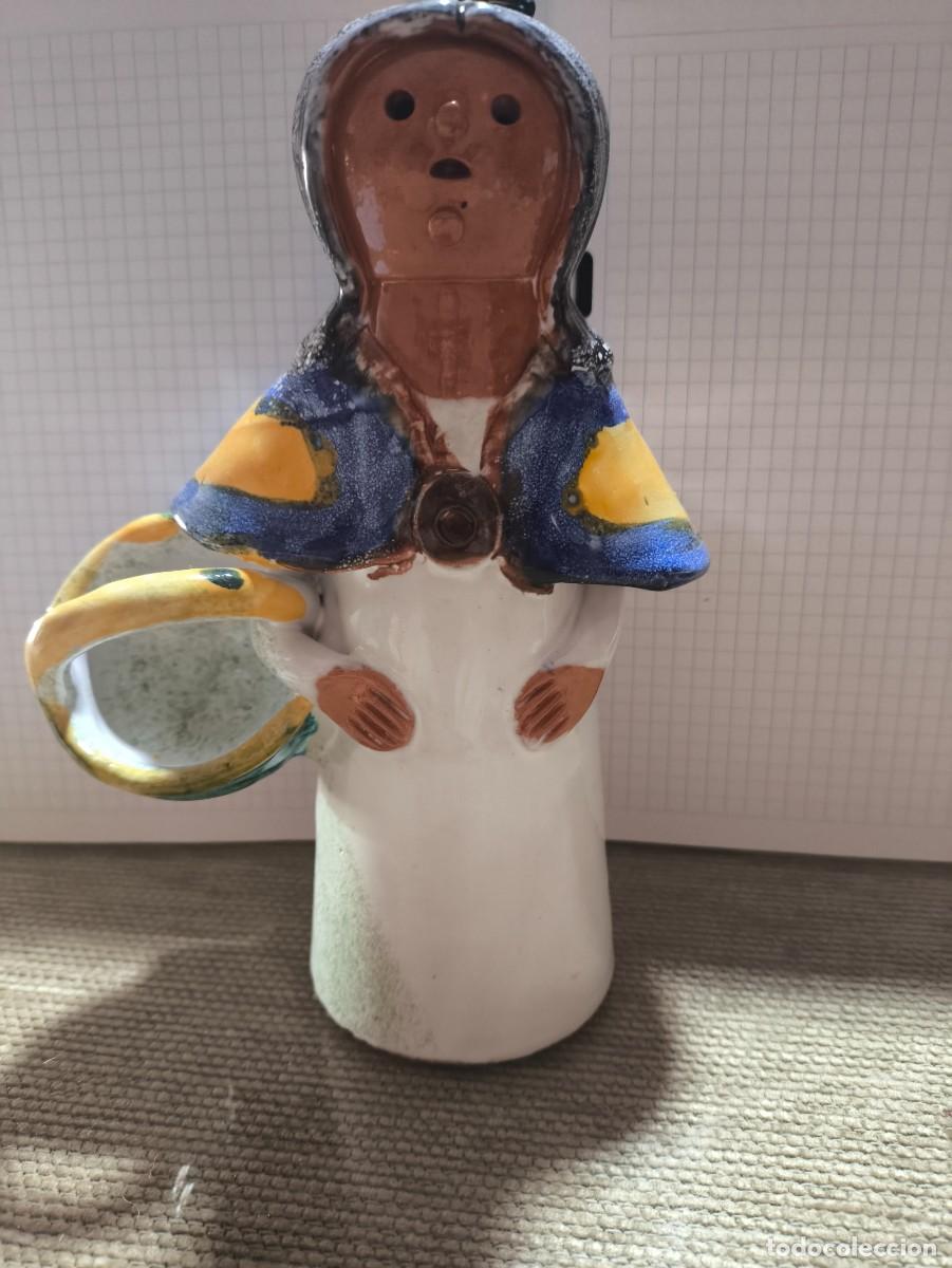 Antig&uuml;edades: Lote 2 Esculturas Cer&aacute;micas RAFAEL ORTEGA (Premio Nacional) - Firmadas 1993 - Estilo Na&iacute;f