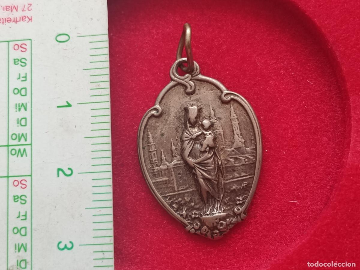 Antig&uuml;edades: Medalla de plata. Virgen del Pilar - Foto 1