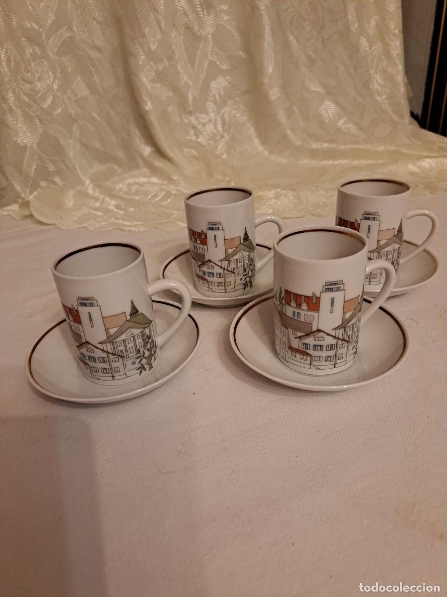 Antig&uuml;edades: Juego de caf&eacute; de porcelana Langenthal, 8 piezas