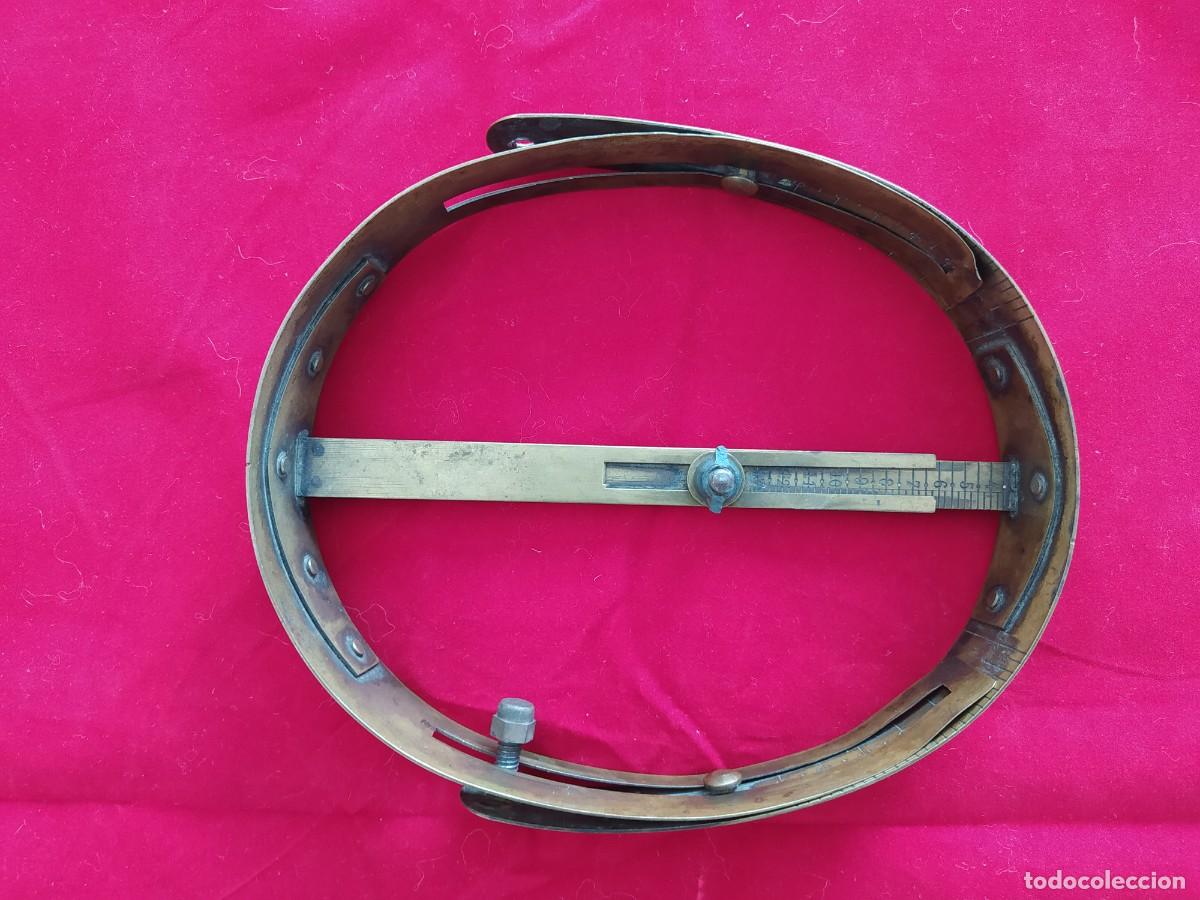 Antig&uuml;edades: MEDIDOR SOMBREROS (30'S) CONFORMADOR HORMA FORMILLON HERRAMIENTAS SOMBRERERIA