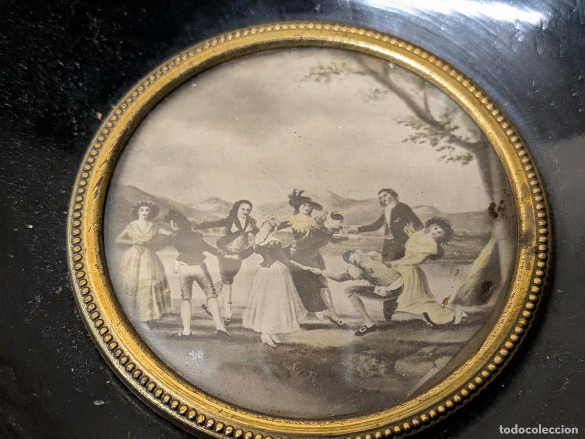 Antig&uuml;edades: ANTIGUO CUADRITO 11CM X 11CM