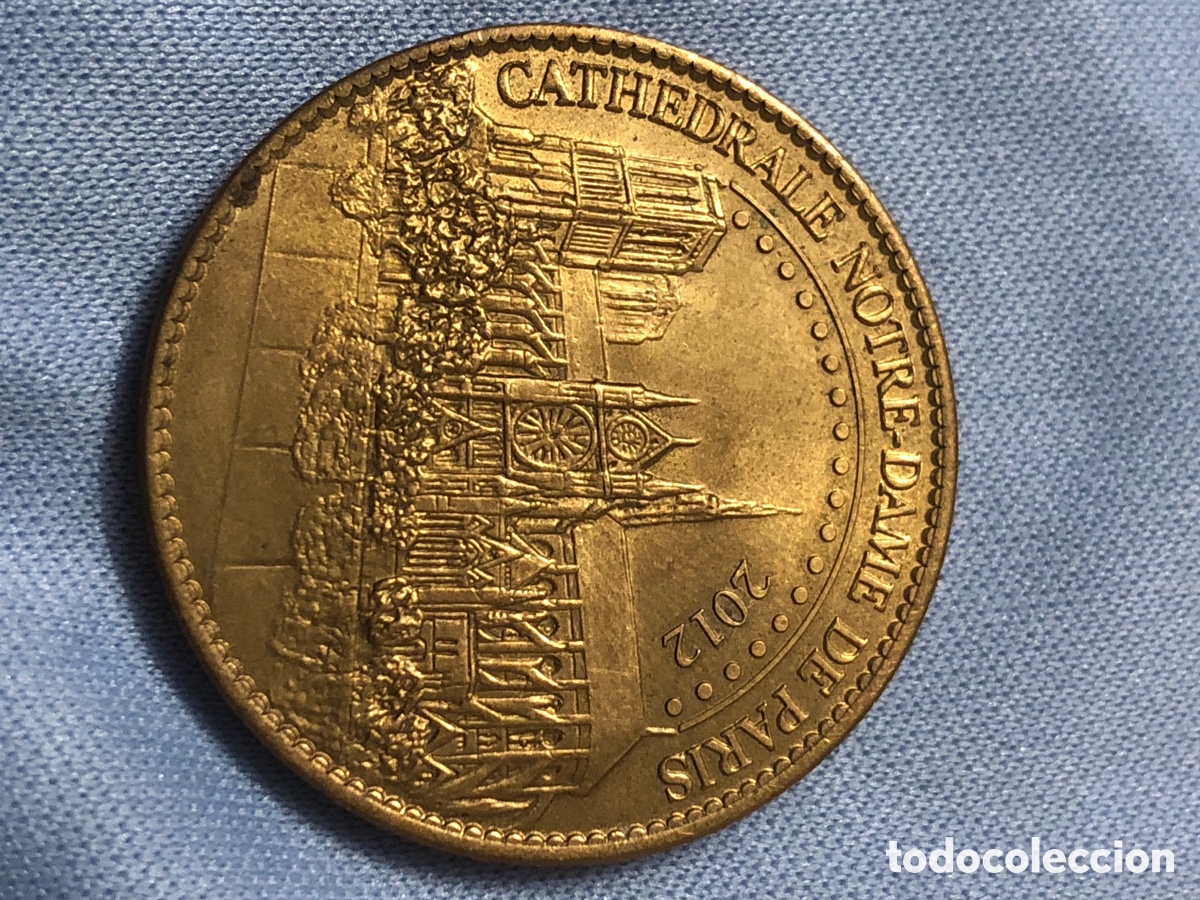 Antig&uuml;edades: Medalla conmemorativa catedral notre-dame