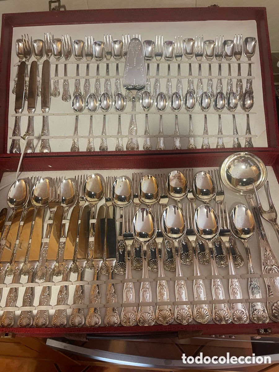 Antig&uuml;edades: Faqueiro banhado a prata com certificado - Foto 3