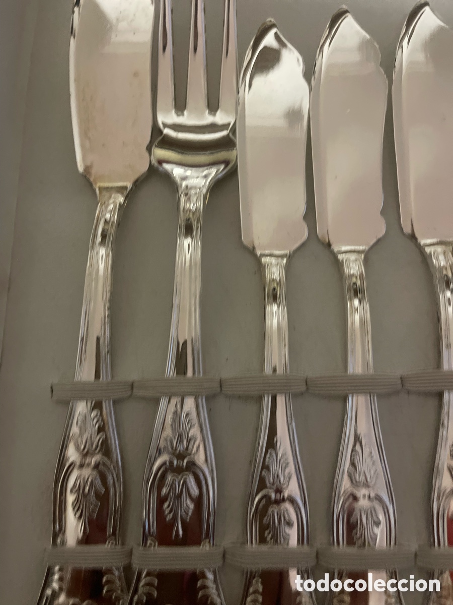 Antig&uuml;edades: Faqueiro banhado a prata com certificado - Foto 7