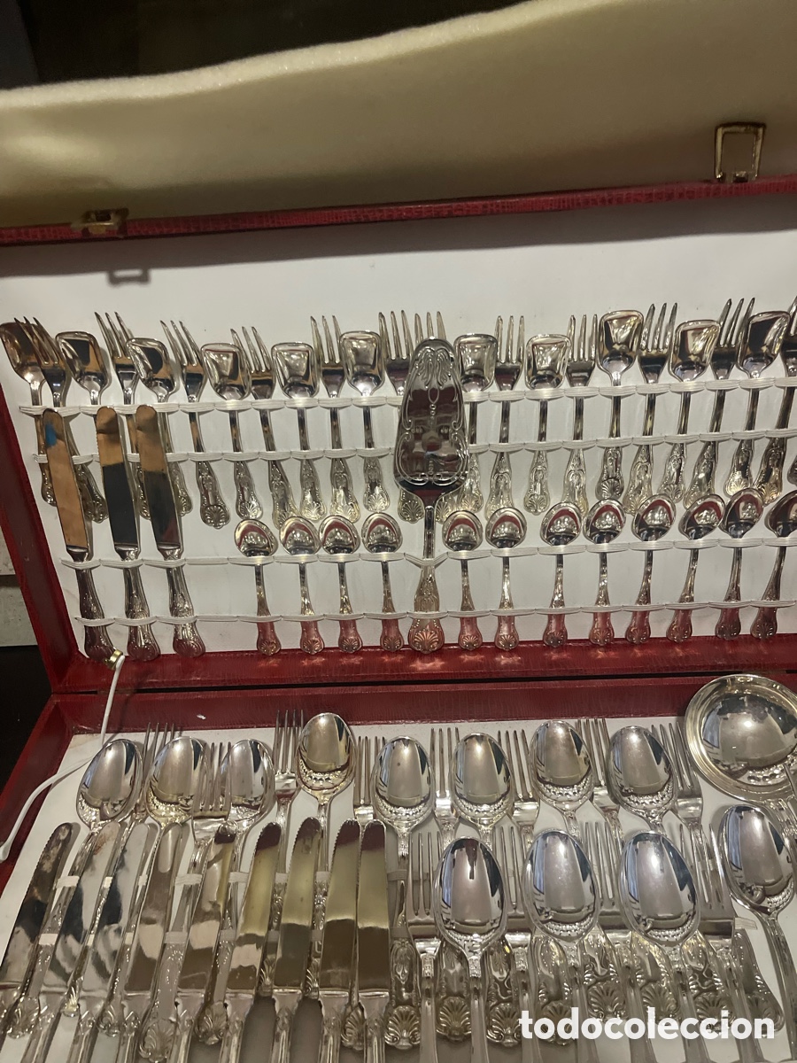 Antig&uuml;edades: Faqueiro banhado a prata com certificado - Foto 10