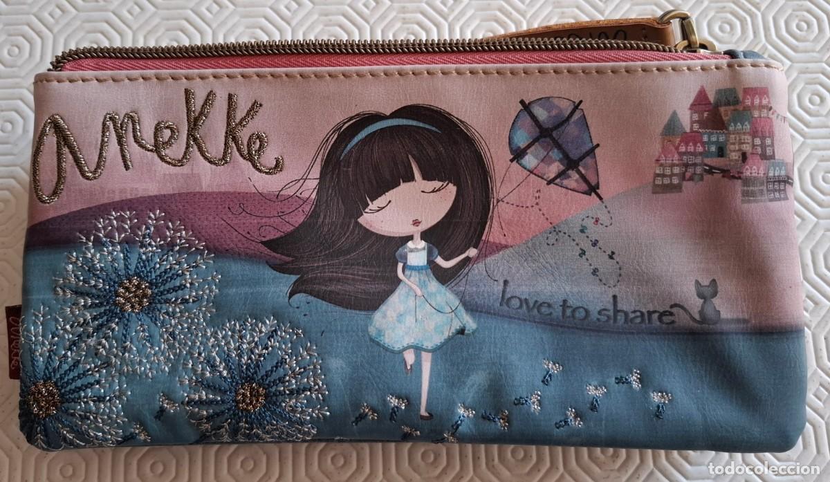 Antig&uuml;edades: Estuche para lapices Anneke - 20 x 11 cm - triple compartimento