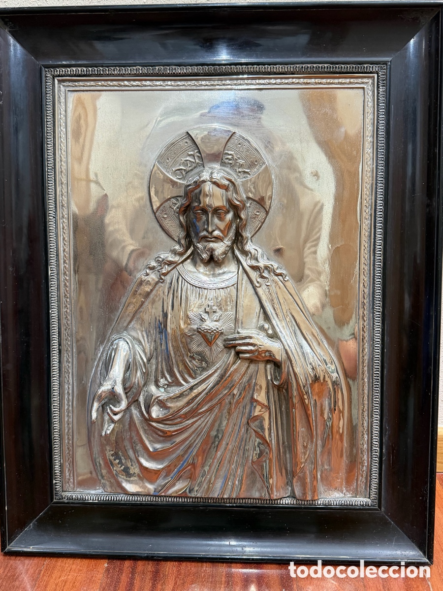 Antig&uuml;edades: Antigua Imagen Sagrado Coraz&oacute;n Jes&uacute;s