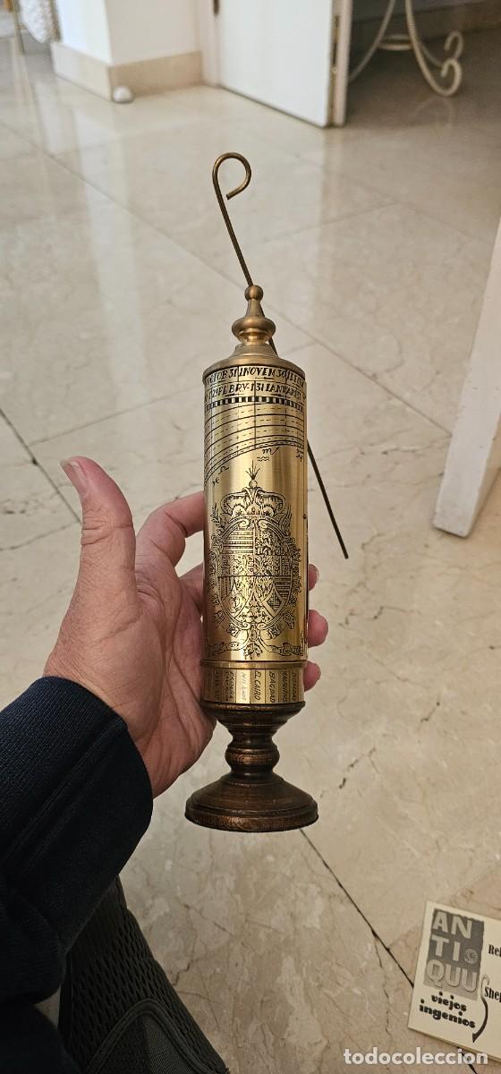 Antig&uuml;edades: Reloj de pastor brlnce y madera - Foto 2