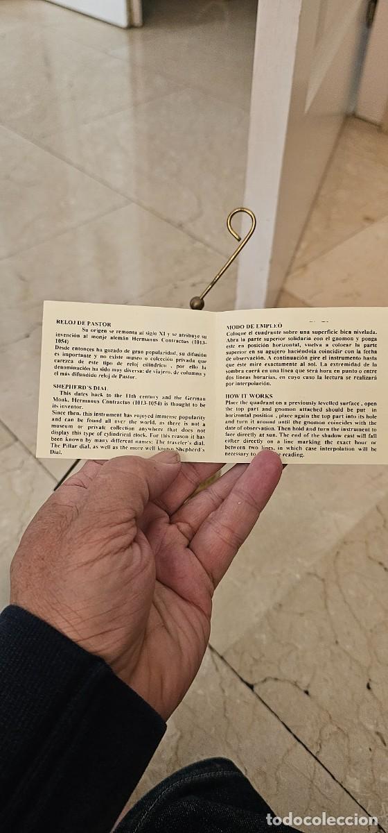 Antig&uuml;edades: Reloj de pastor brlnce y madera - Foto 4