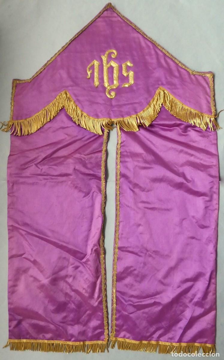 Antig&uuml;edades: ANTIGUA CORTINAS PARA SAGRARIO PPIO.S.XX