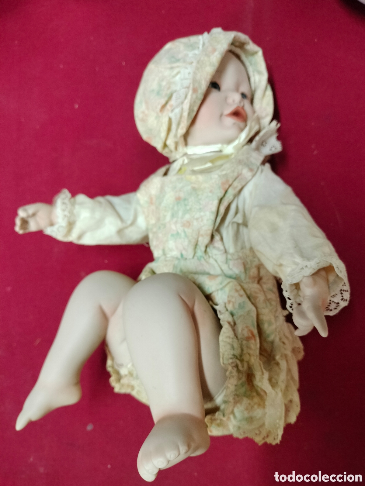 Antig&uuml;edades: Mu&ntilde;eca de porcelana colecci&oacute;n inglesa del a&ntilde;o 1990