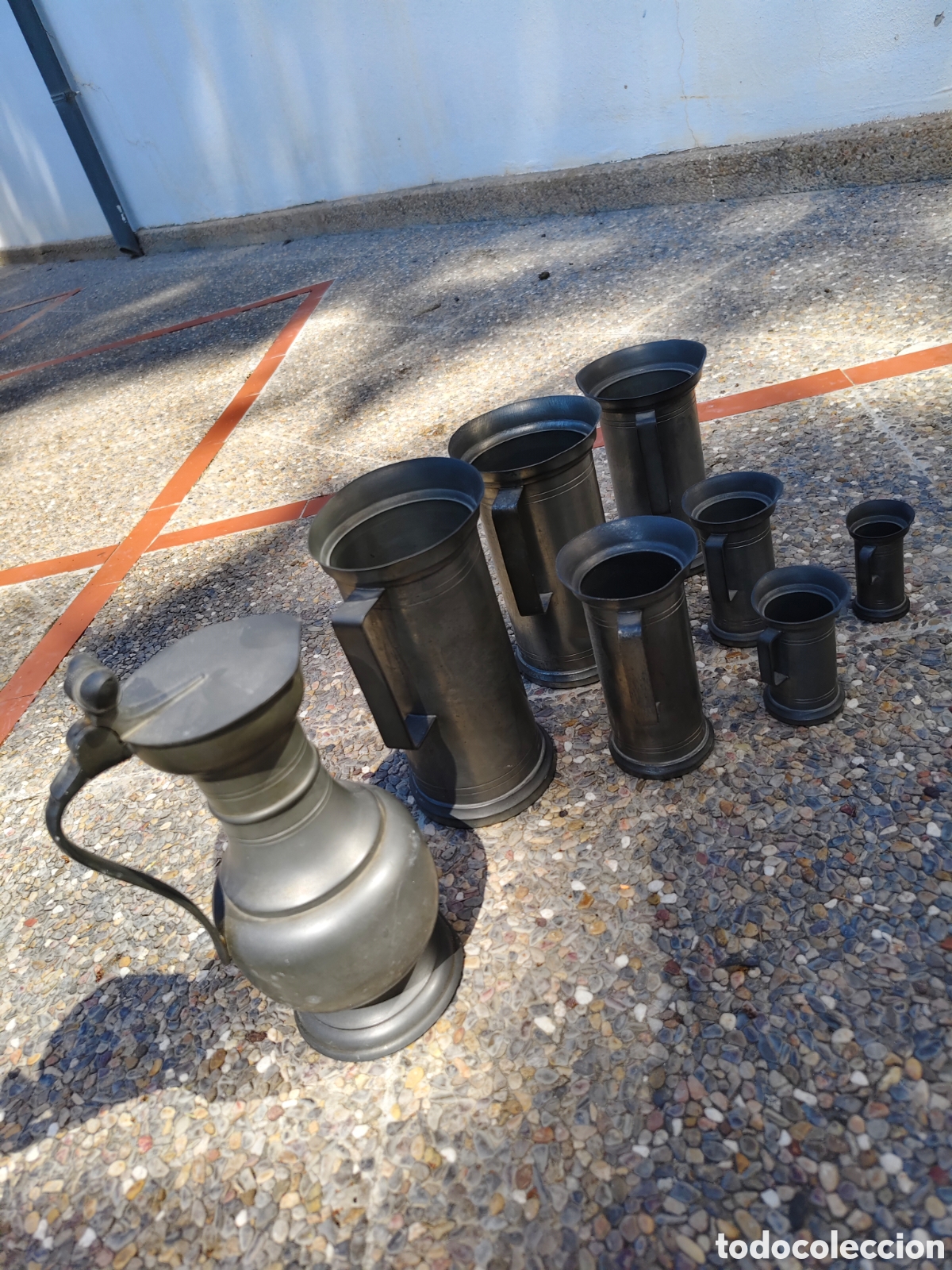 Antig&uuml;edades: JARRAS MEDIDORAS DE ESTA&Ntilde;O MARCA &rdquo;ESTA&Ntilde;A&rdquo;