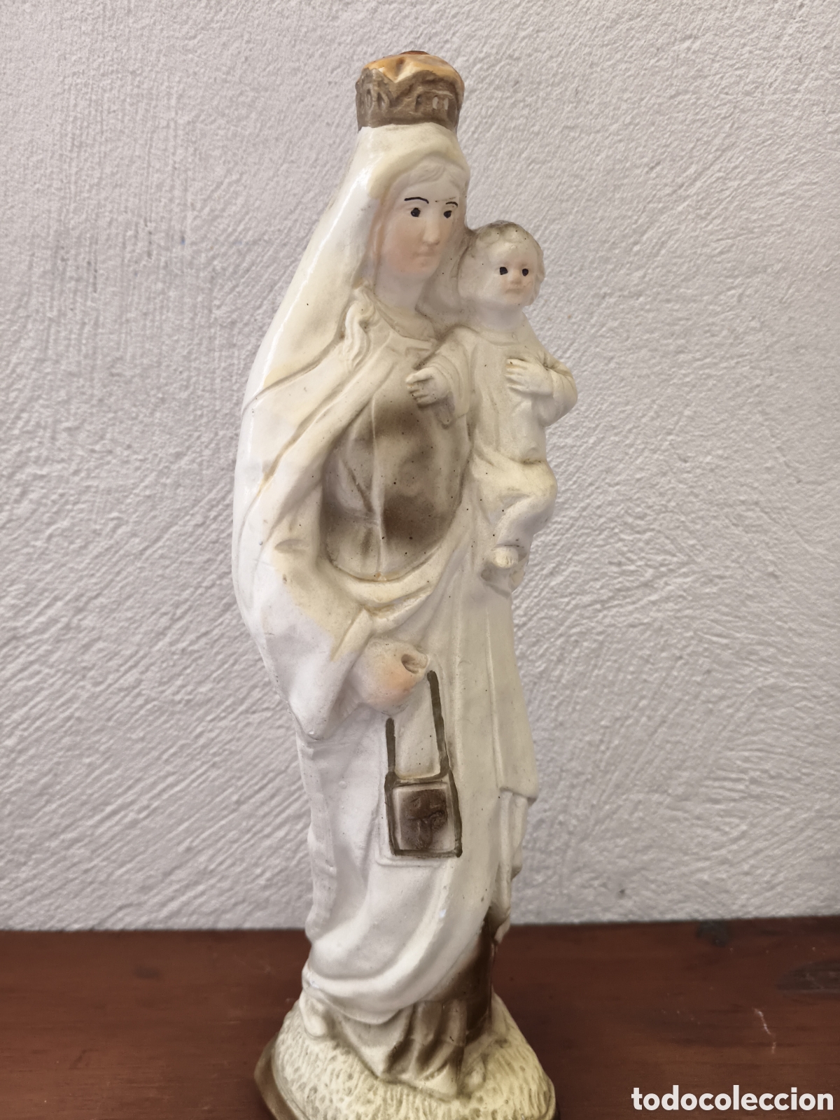 Antig&uuml;edades: Antigua Virgen Del Carmen - Foto 2