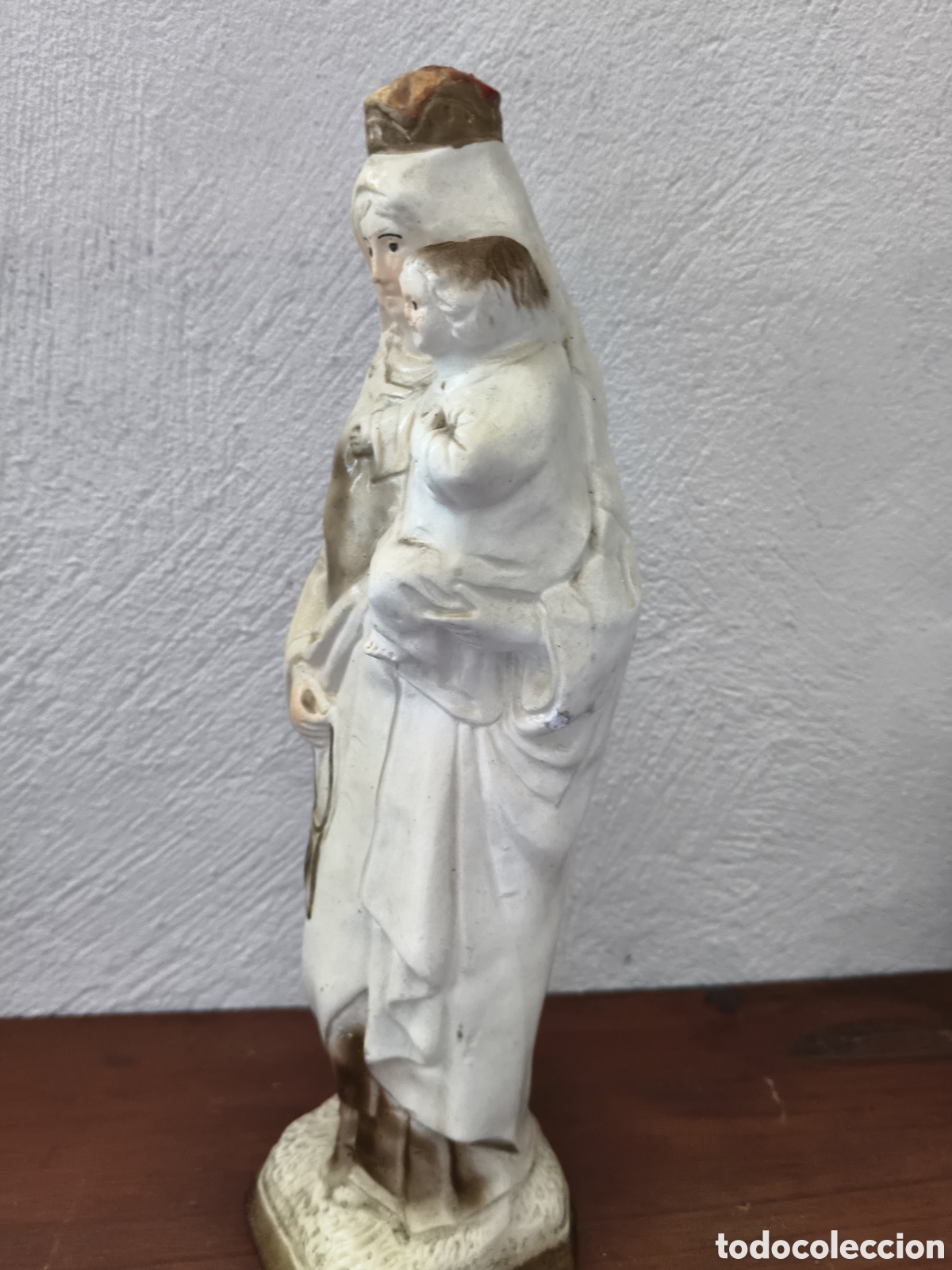 Antig&uuml;edades: Antigua Virgen Del Carmen - Foto 3