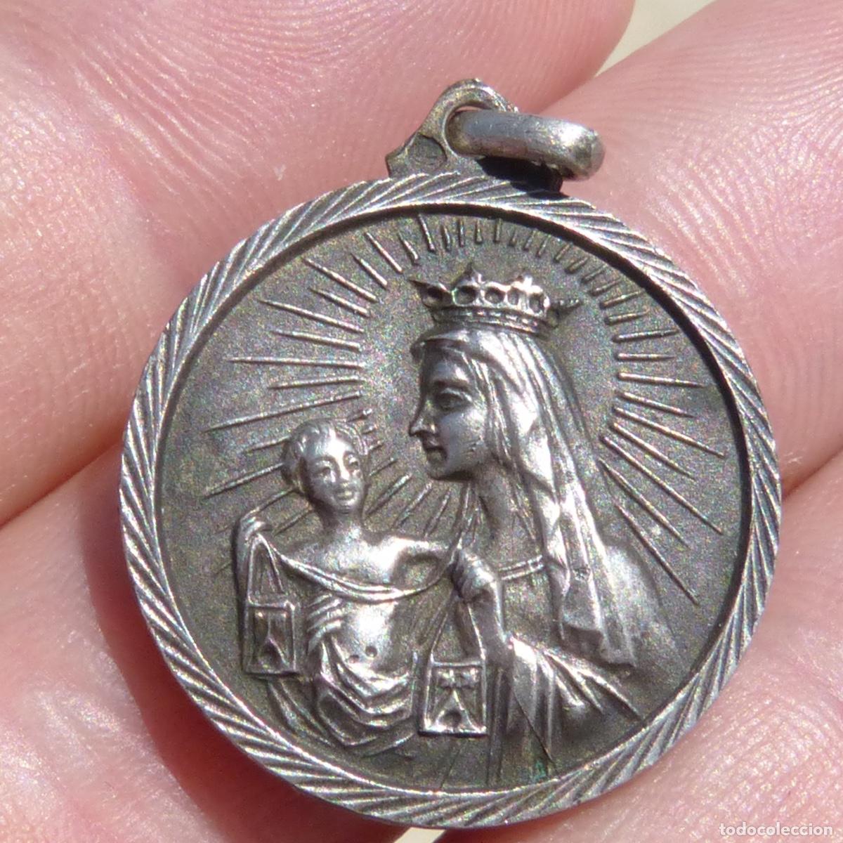 Antig&uuml;edades: Medalla de plata religiosa, 5,64gr, - Foto 1