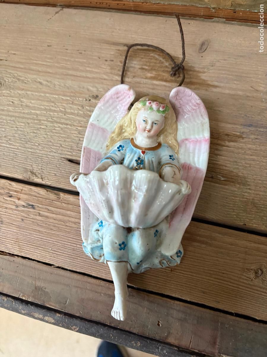 Antig&uuml;edades: Bendijera Pila biscuit Angel