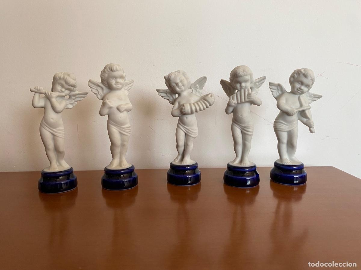 Antig&uuml;edades: &aacute;ngeles de porcelana Limoges vintage. Putto