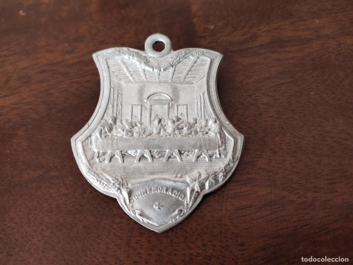 Antig&uuml;edades: Medalla Jueves Eucar&iacute;sticos. 1907. - Foto 2