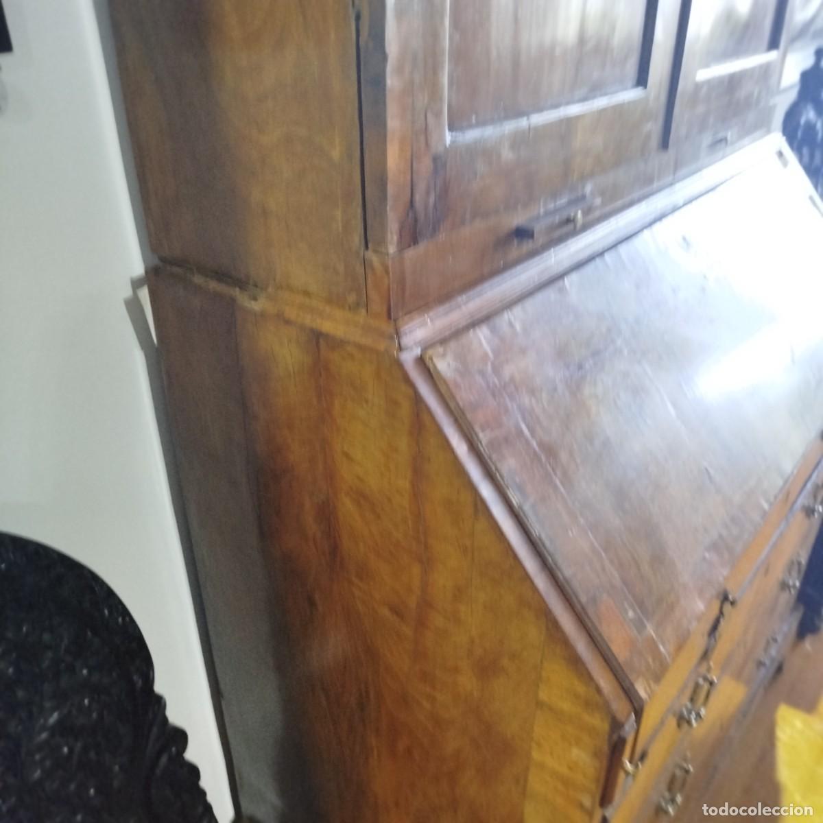 Antig&uuml;edades: ESCRITORIO DE JORGE I CON CABECERA ELEVADA - Foto 2