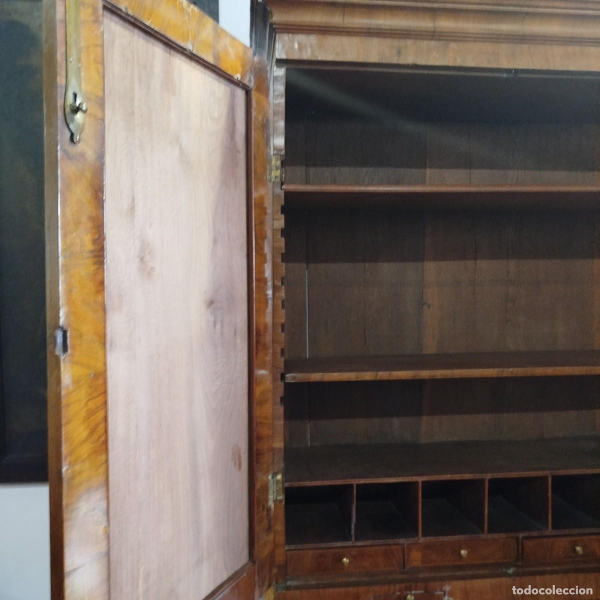 Antig&uuml;edades: ESCRITORIO DE JORGE I CON CABECERA ELEVADA - Foto 18