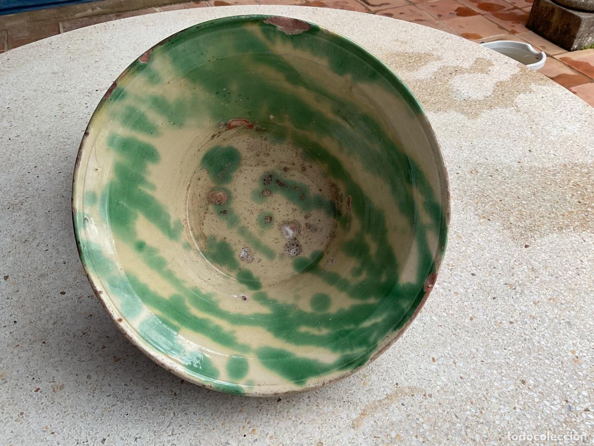 Antig&uuml;edades: Lebrillo de ceramica