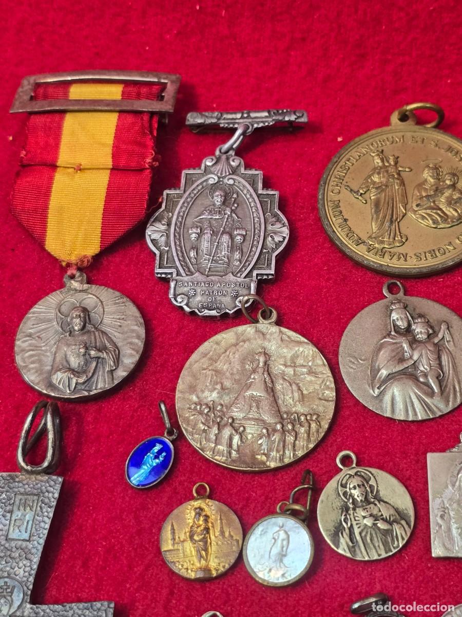 Antig&uuml;edades: LOTE MEDALLAS RELIGIOSAS - Foto 2