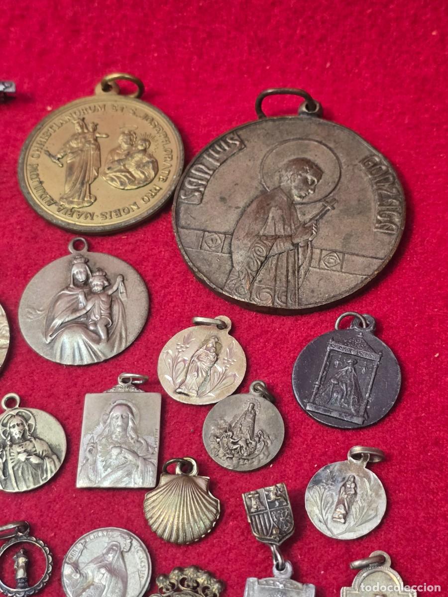 Antig&uuml;edades: LOTE MEDALLAS RELIGIOSAS - Foto 3