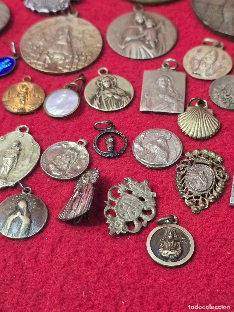 Antig&uuml;edades: LOTE MEDALLAS RELIGIOSAS - Foto 6