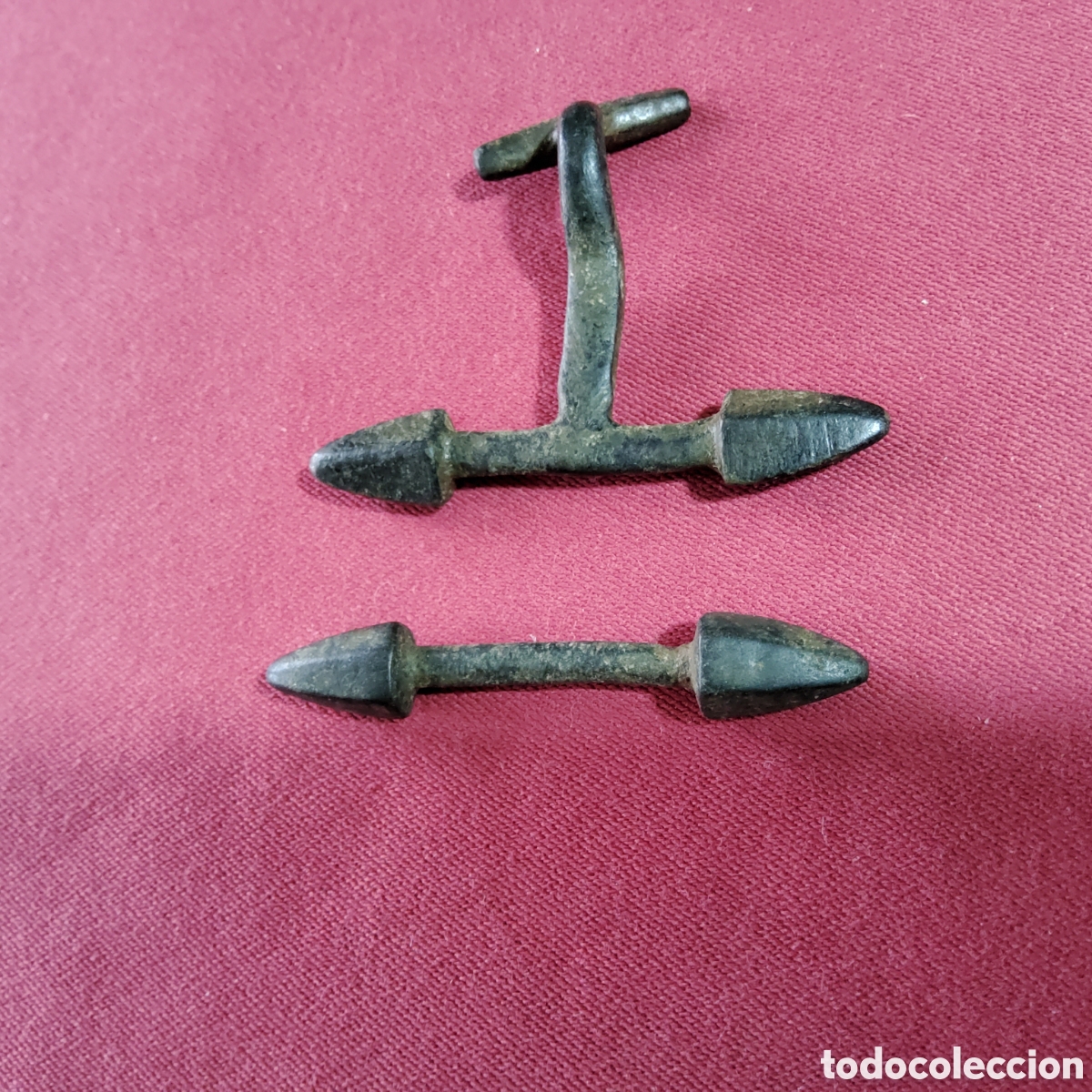 Antig&uuml;edades: DOS PASADORES DE BRONCE DE &Eacute;POCA ROMANA - Foto 3