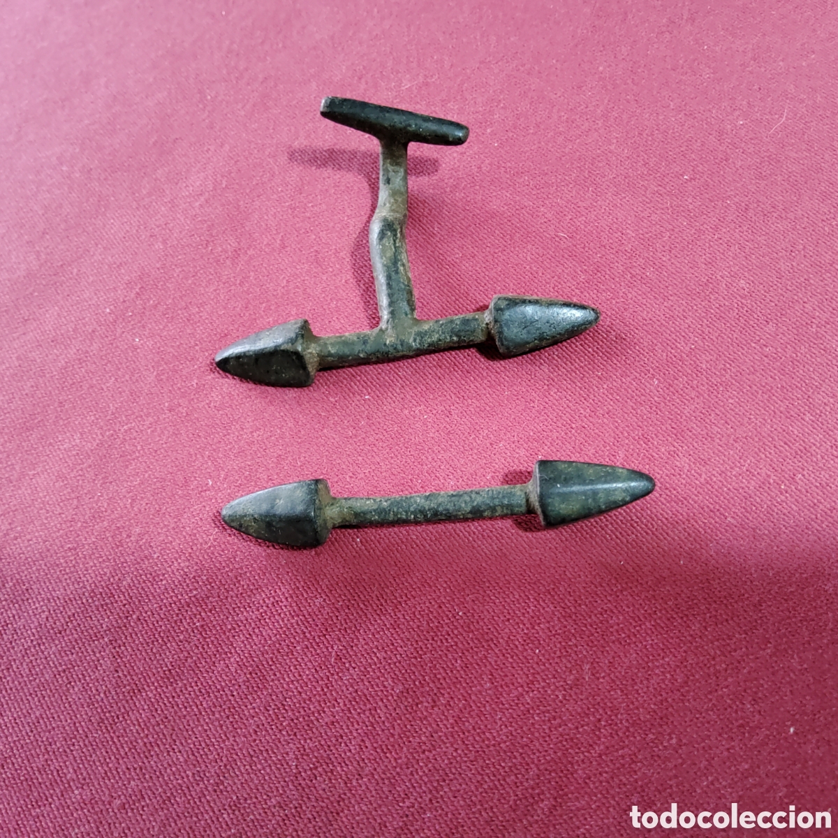 Antig&uuml;edades: DOS PASADORES DE BRONCE DE &Eacute;POCA ROMANA - Foto 6
