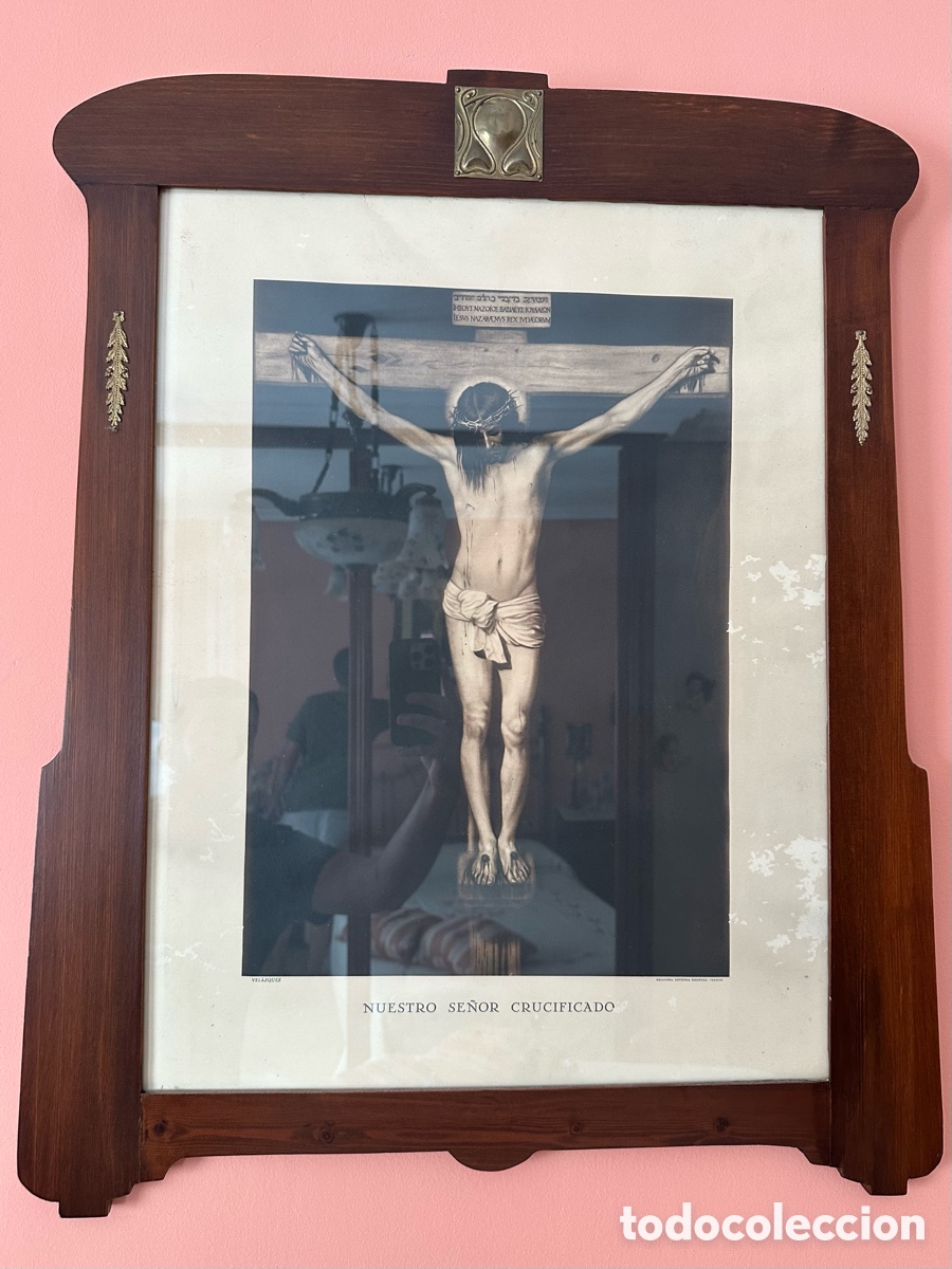 Antig&uuml;edades: Cuadro Jesucristo crucificado