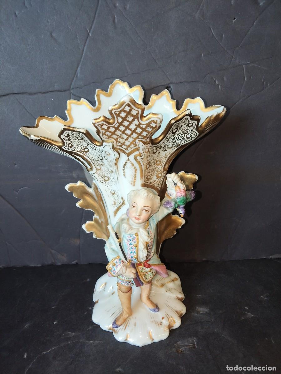 Antig&uuml;edades: Jarr&oacute;n isabelino de porcelana S.XIX