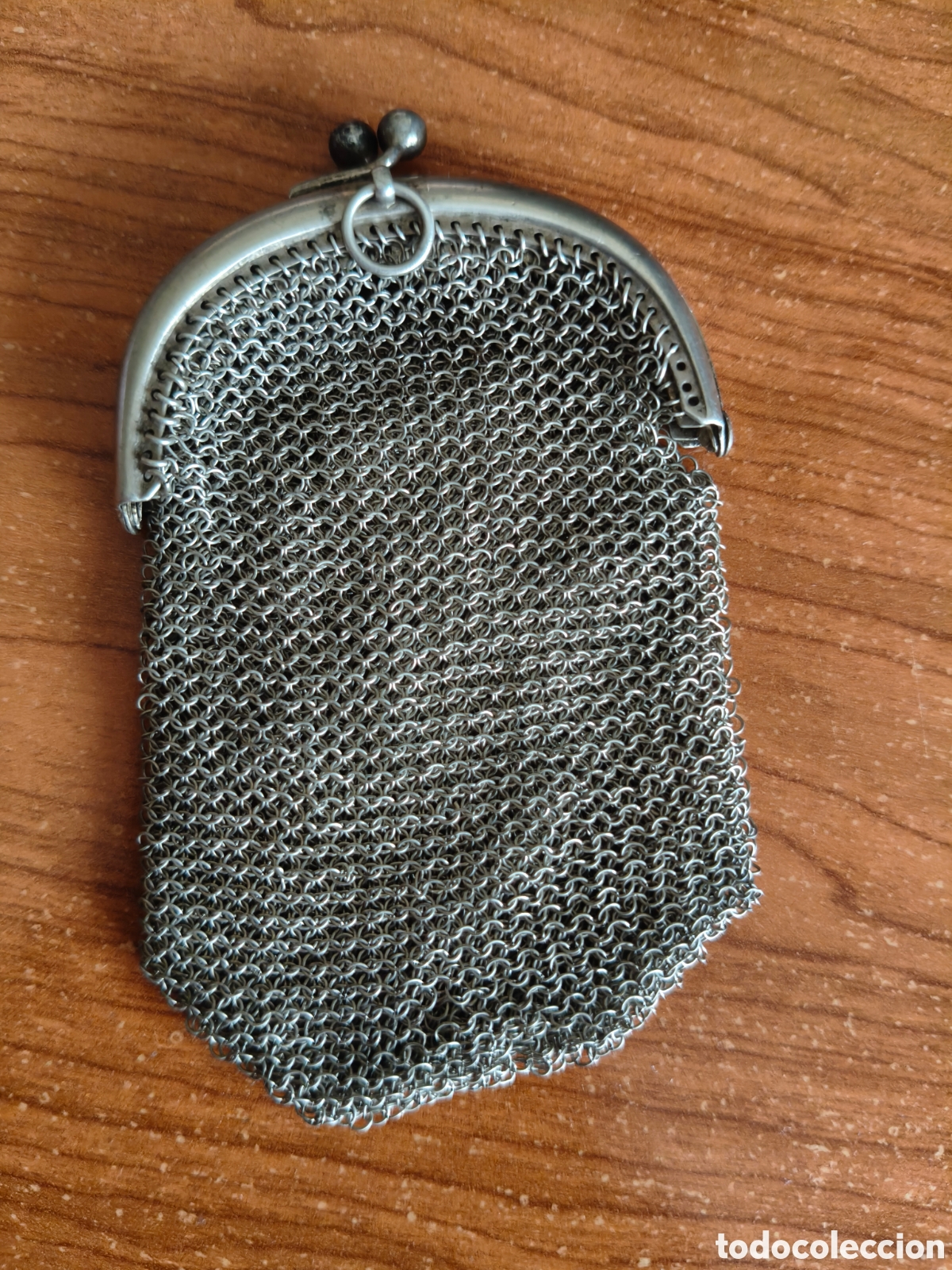 Antig&uuml;edades: Monedero de plata 2 compartimentos