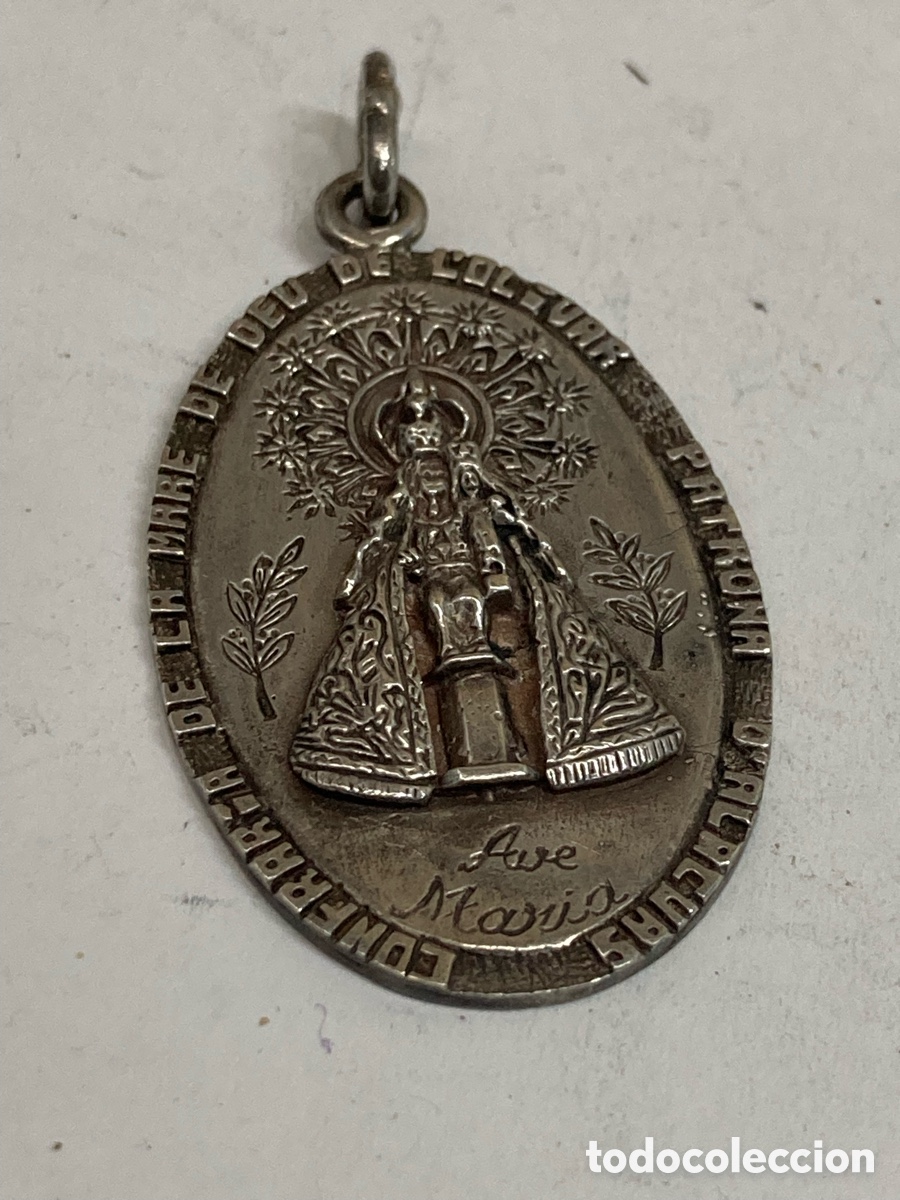 Antig&uuml;edades: Medalla de plata religiosa C574 - Foto 1