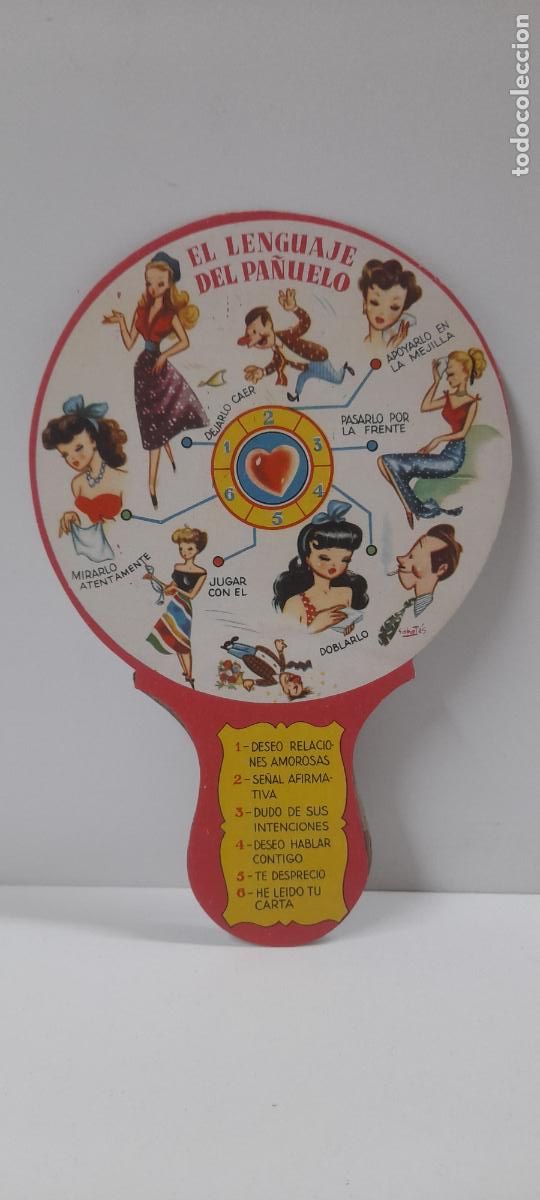 Antig&uuml;edades: ANTIGUO PAY PAY EL LENGUAJE DEL PA&Ntilde;UELO . PROPAGANDA PINTURA SUPERPLASTICA LA PAJARITA A&Ntilde;OS 50 / 60