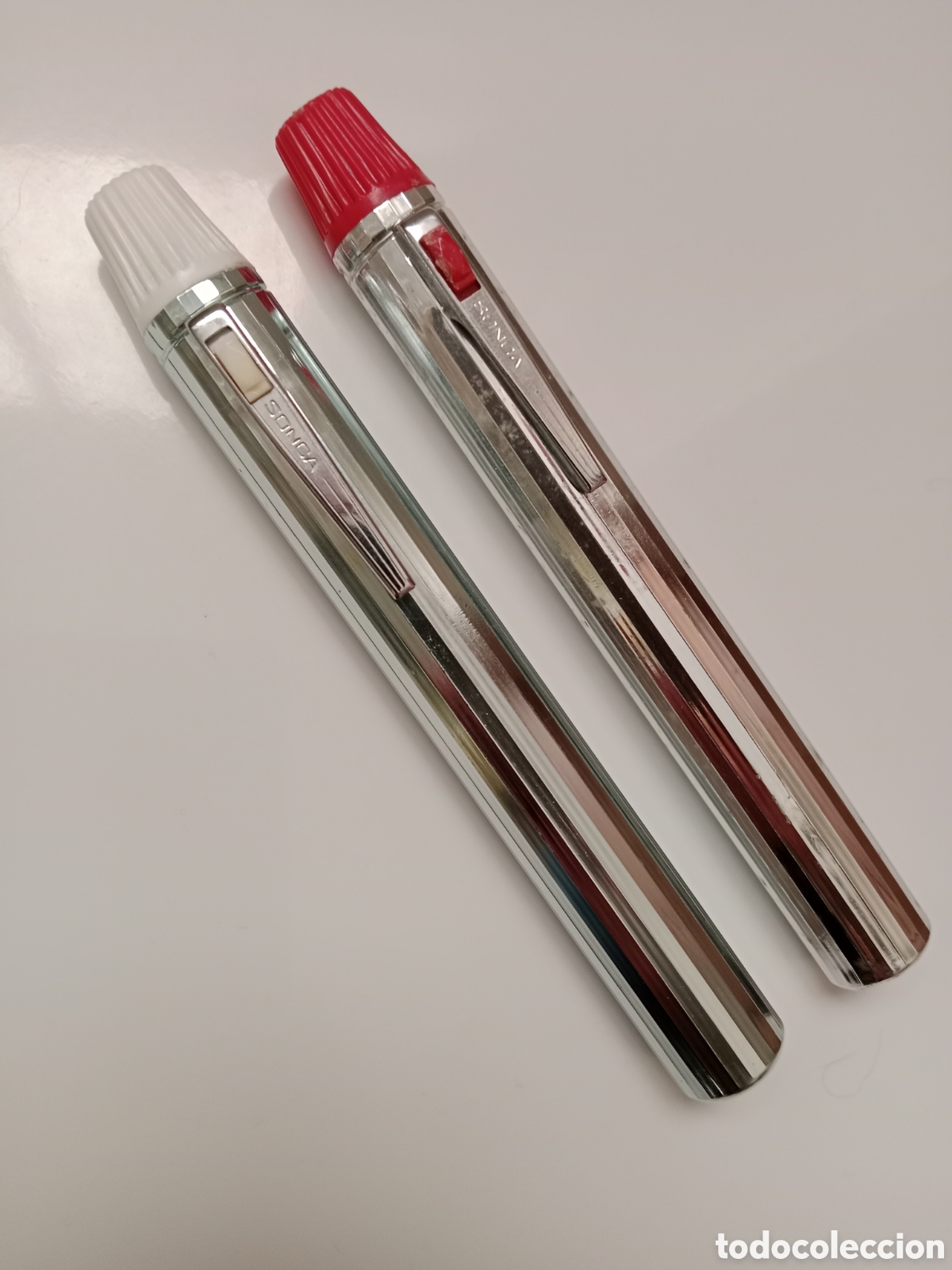 Antig&uuml;edades: SONCA , DOS LINTERNAS ANTIGUAS . Funcionan