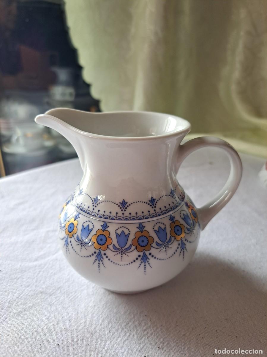 Antig&uuml;edades: Bonita lechera de porcelana Wunsiedel Bavaria