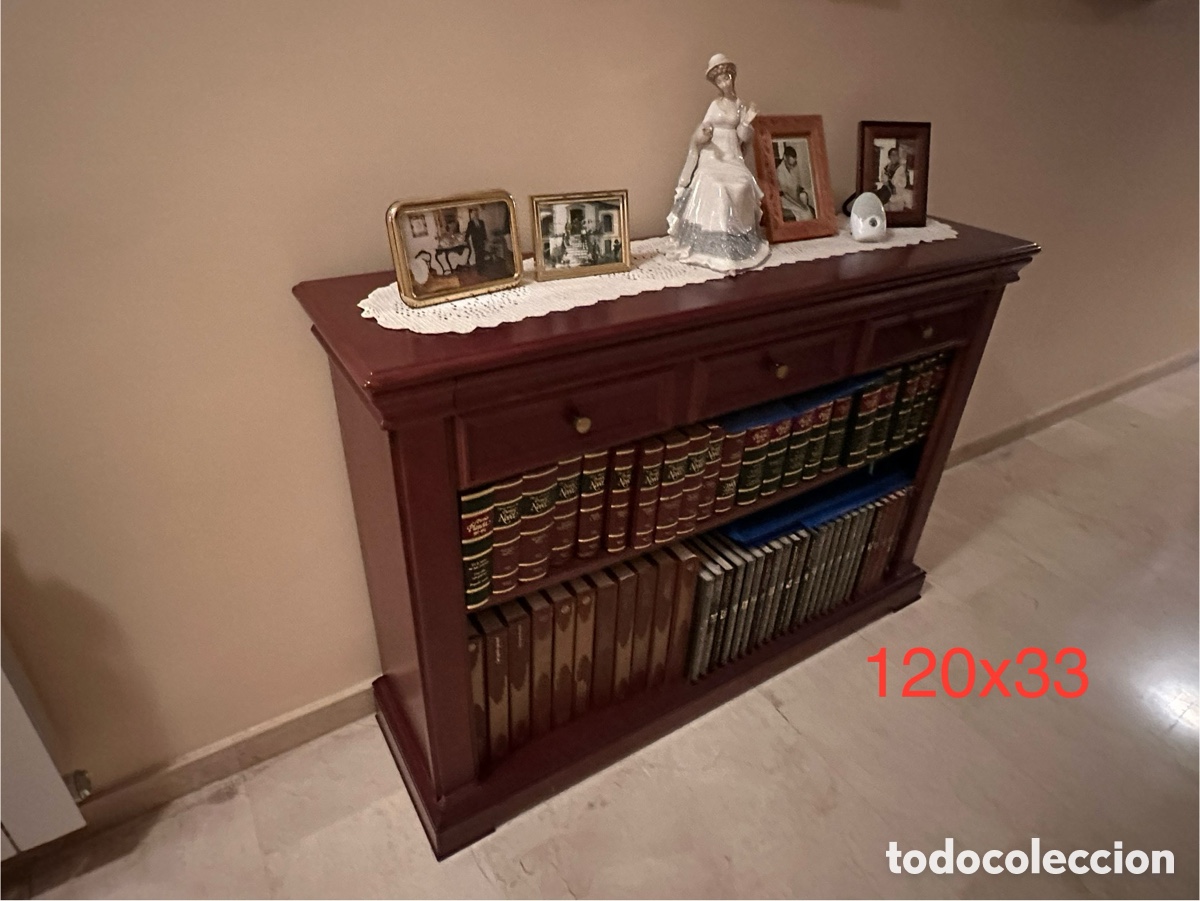 Antig&uuml;edades: Conjunto muebles librer&iacute;as