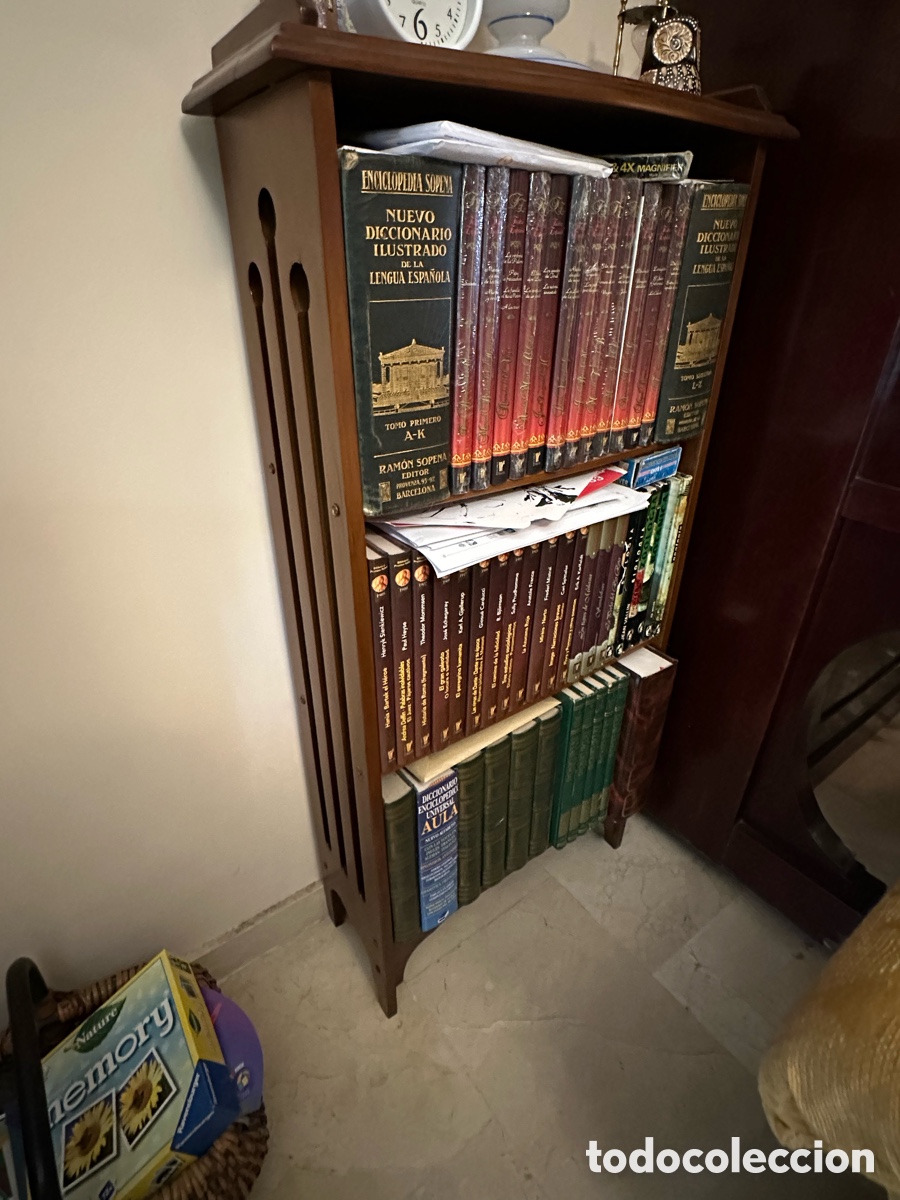 Antig&uuml;edades: Estanter&iacute;a librer&iacute;a antigua