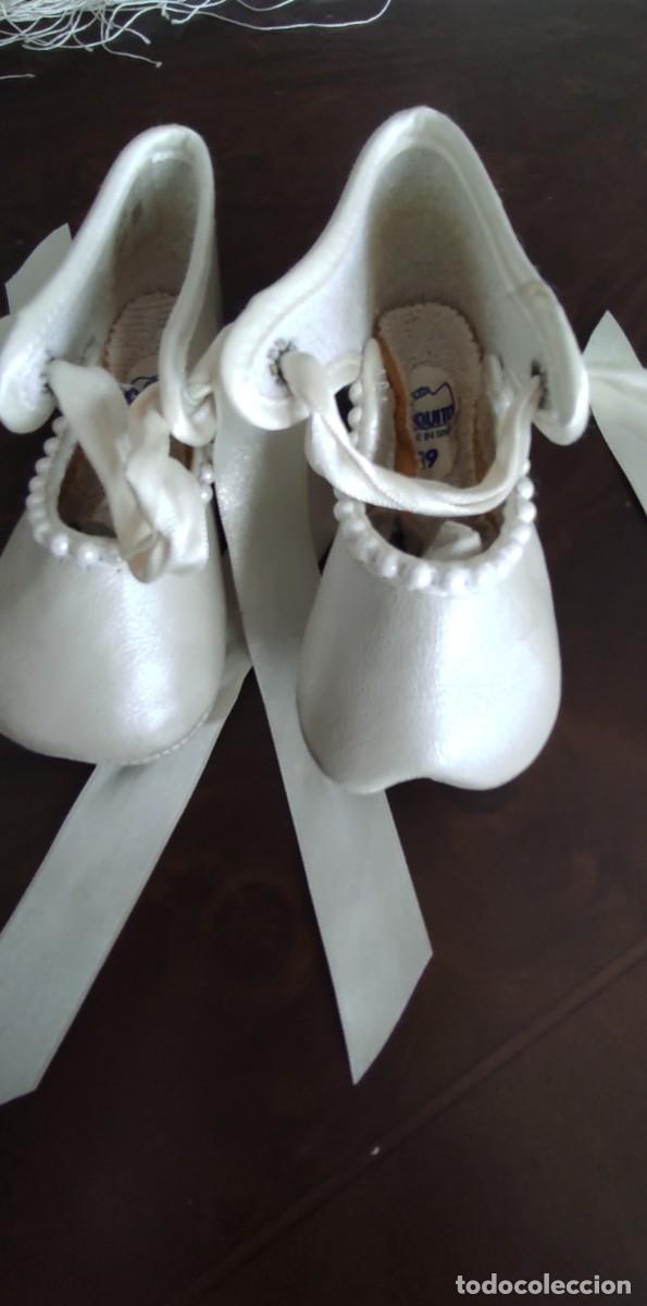 Antig&uuml;edades: BONITOS ZAPATITOS DE BEB&Eacute; PARA BAUTIZO O CEREMONIA. MARCA COQUITO. TALLA 19