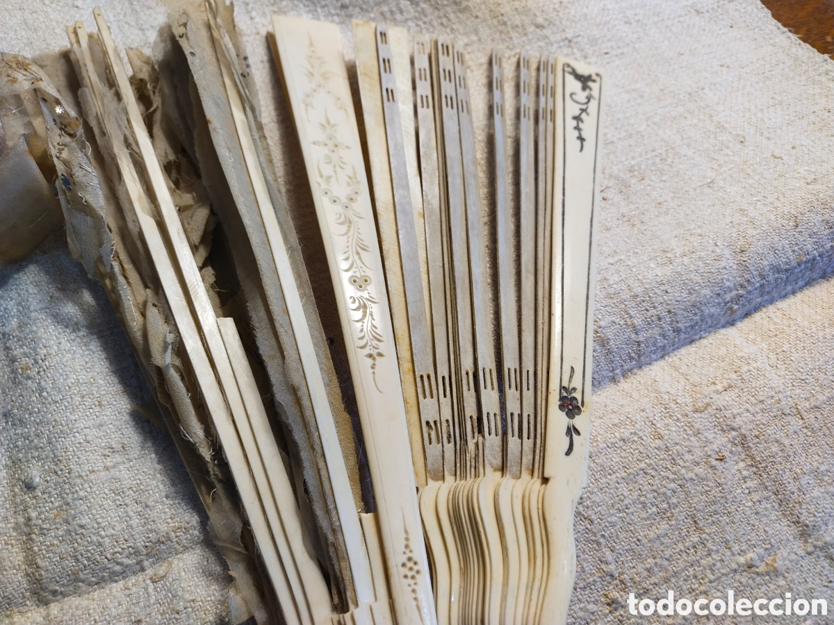 Antig&uuml;edades: DOS ABANICOS PARA RESTAURACION - Foto 23
