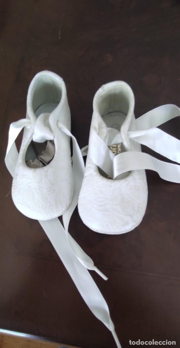 Antig&uuml;edades: ZAPATITOS DE BEB&Eacute; PARA BAUTIZO O CEREMONIA MARCA KANGURIN . TALLA 18