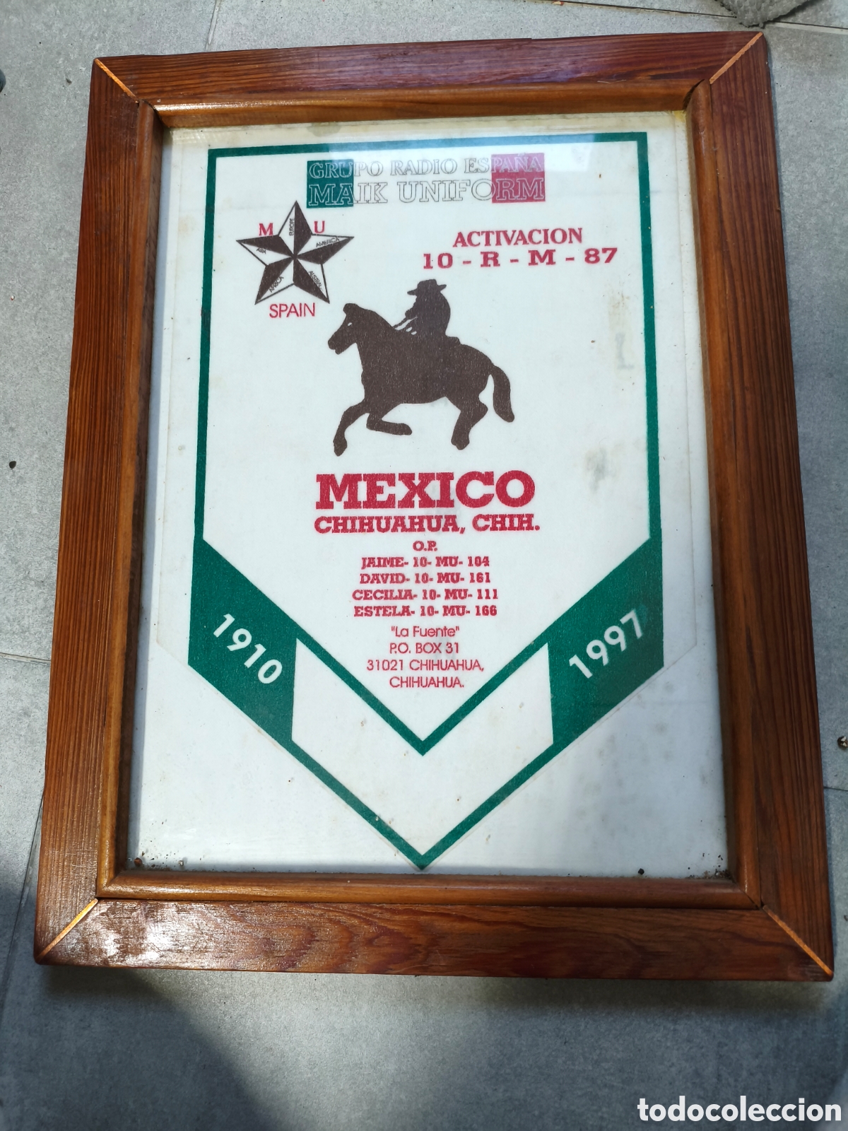 Antig&uuml;edades: Art&iacute;culo de colecci&oacute;n conmemorativo radioaficionados