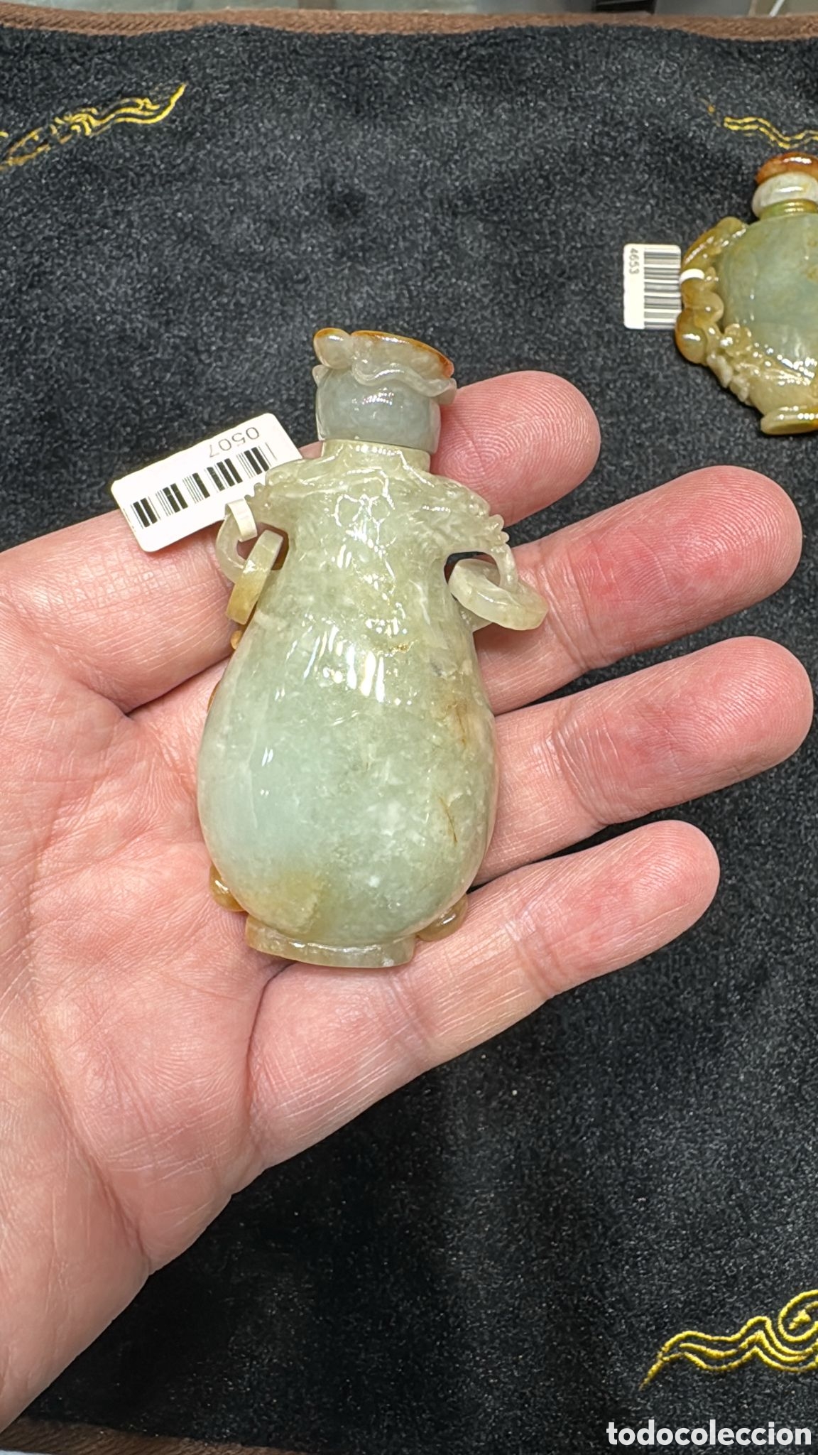 Antig&uuml;edades: Botella de rap&eacute; JADE