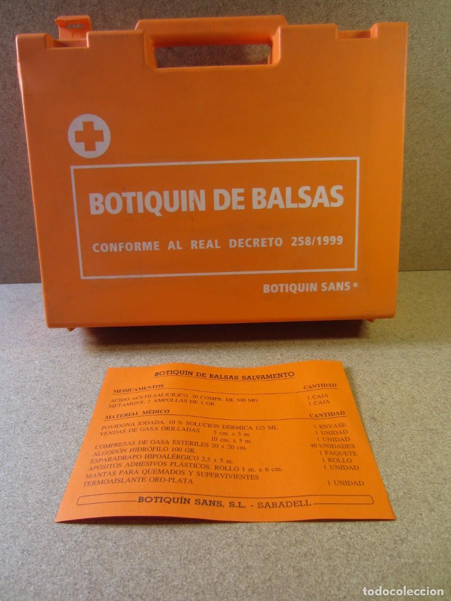 Antig&uuml;edades: Botiqu&iacute;n de Balsas de Salvamento (VACIO) (Botiqu&iacute;n Sans)