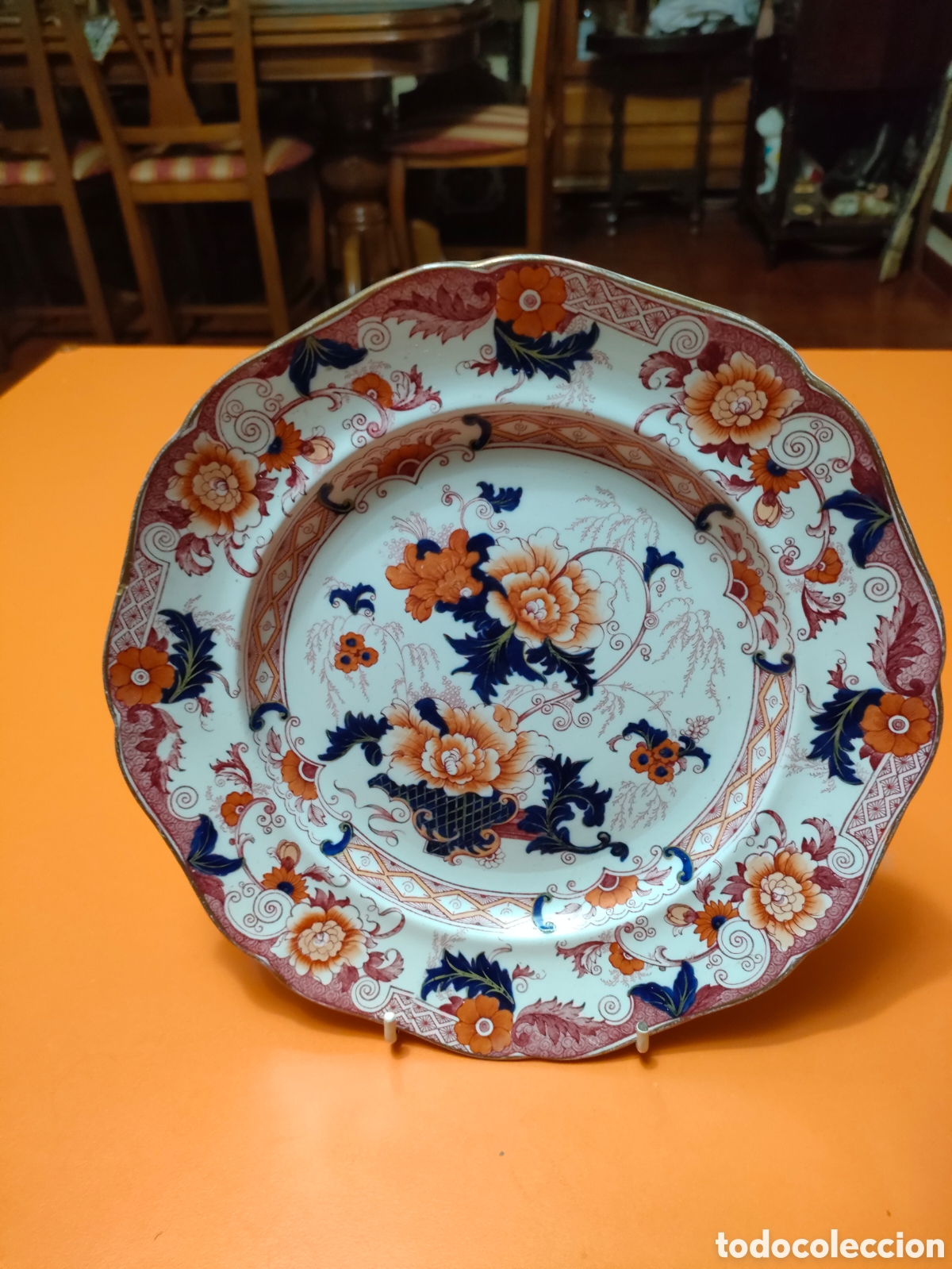 Antig&uuml;edades: Antiguo plato cauldon sxix