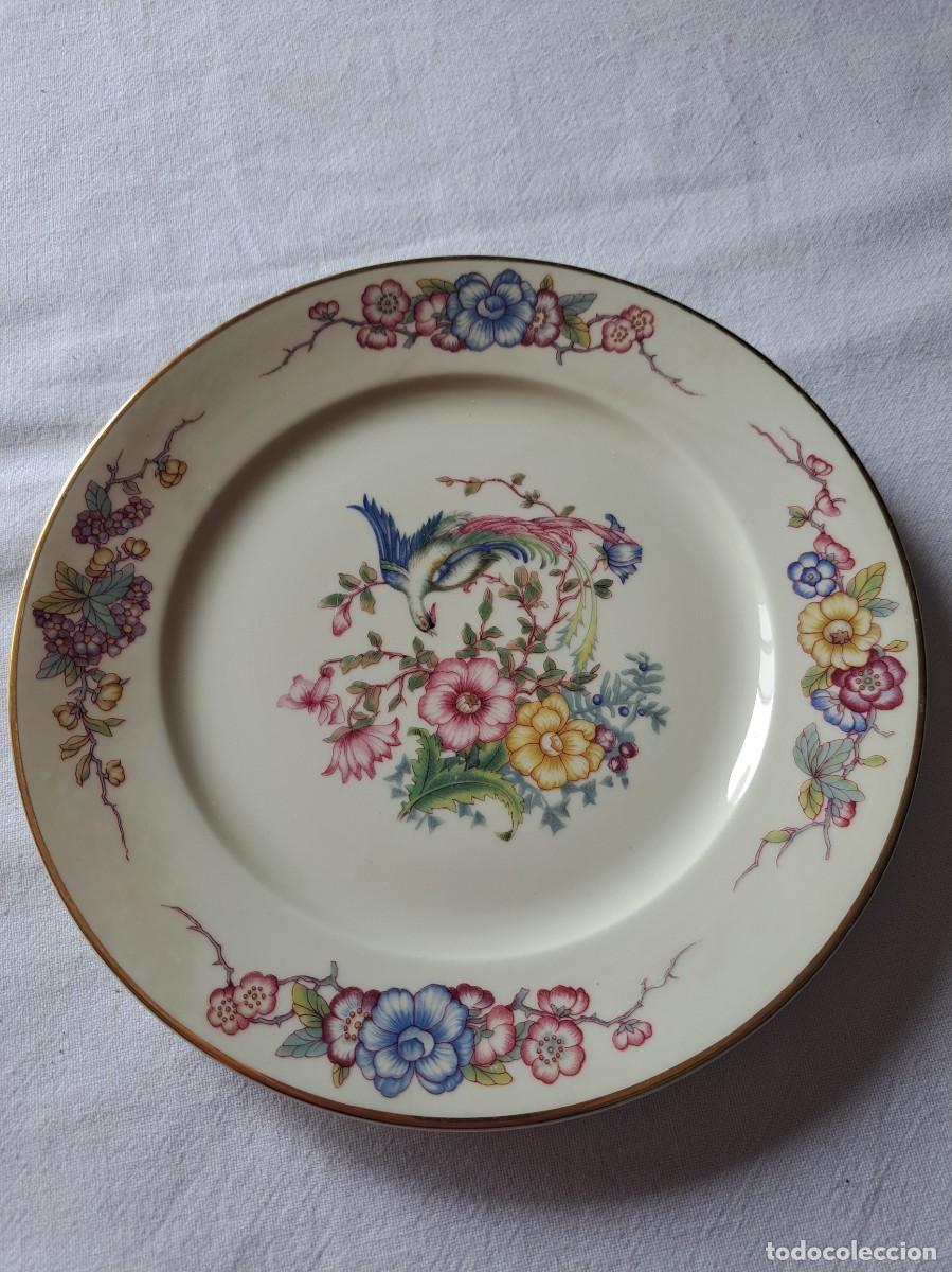 Antig&uuml;edades: Exquisito plato de postre de porcelana ROSENTHAL Phoenix