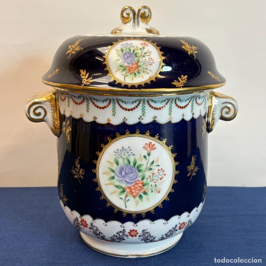 Antig&uuml;edades: Tibor de Porcelana Limoges Style